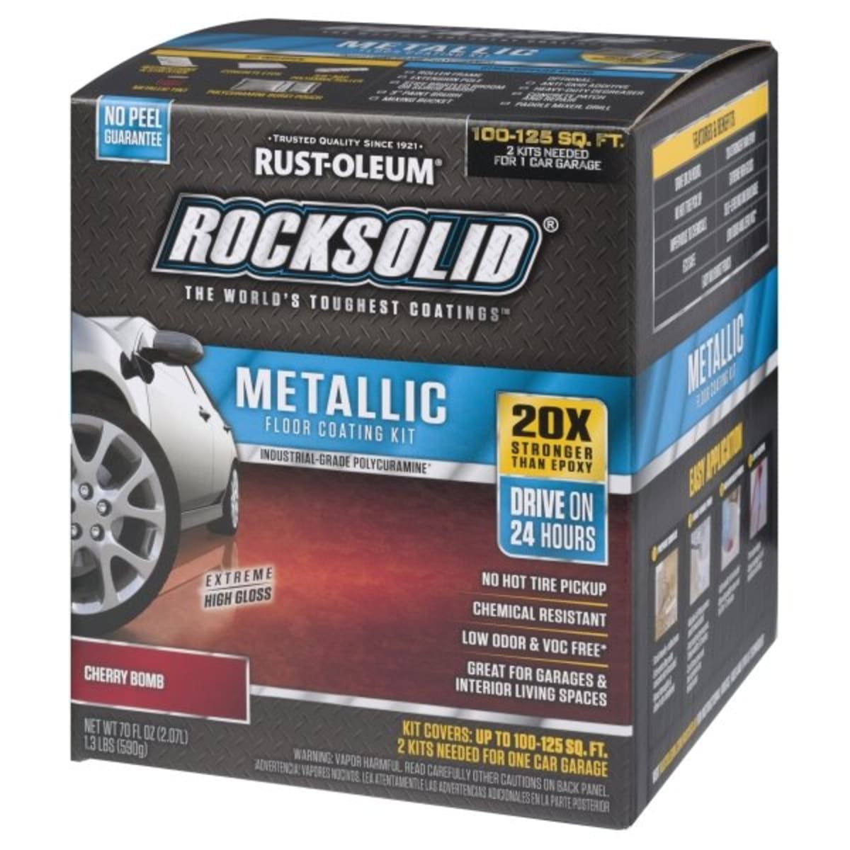 Rust Oleum 80 Oz Pearlescent Emerald Garage Floor Kit Hd Supply