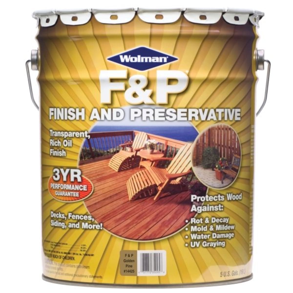 Rust Oleum Wolman 640 Oz Redwood Exterior Wood Stain Finish And