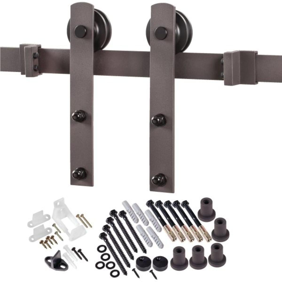 Decorative Sliding Barn Door Hardware Bronze Straight Strap Hd