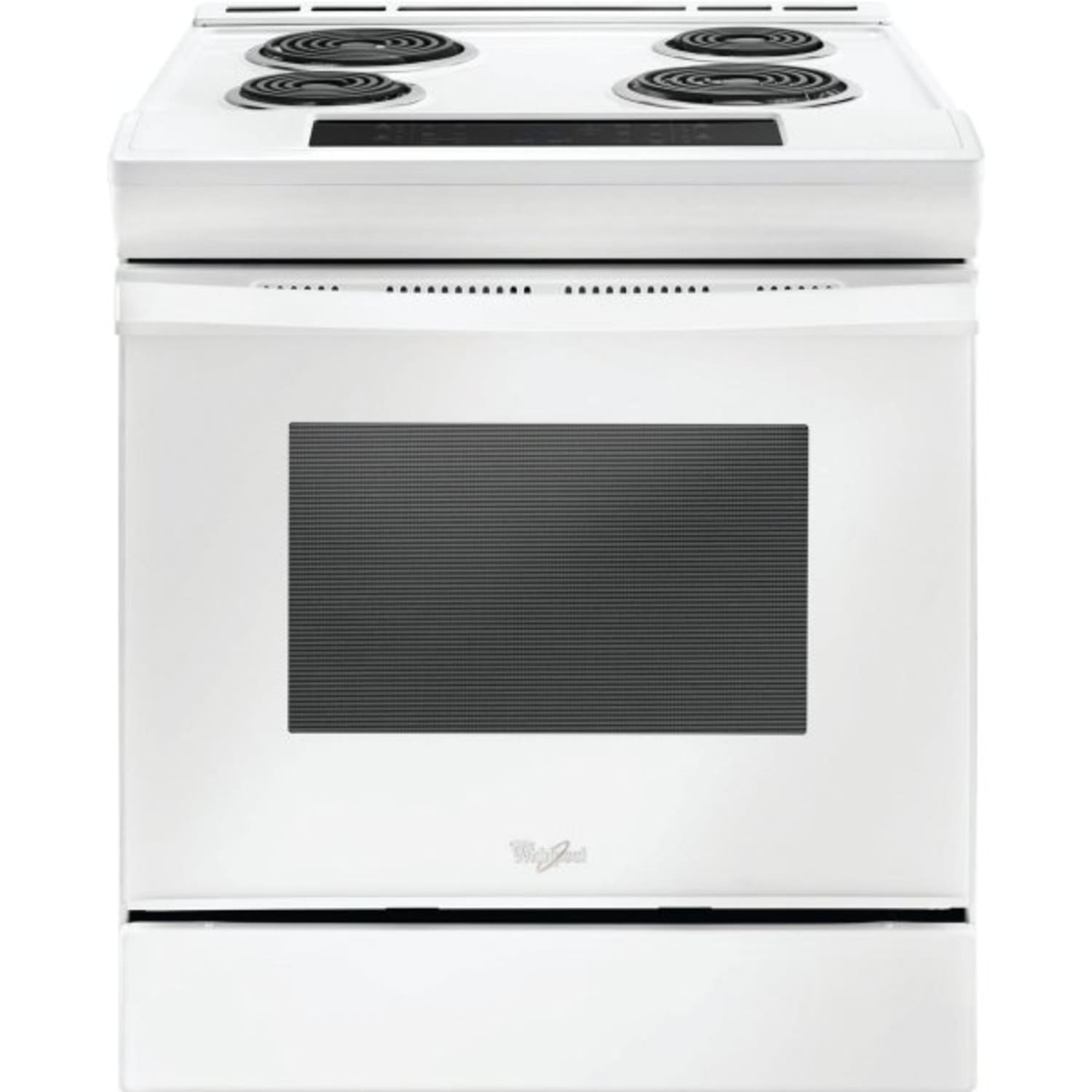 front control electric coil range