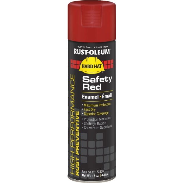 Rust-Oleum 15 Oz High Performance Enamel Gloss Spray Paint - Safety Red