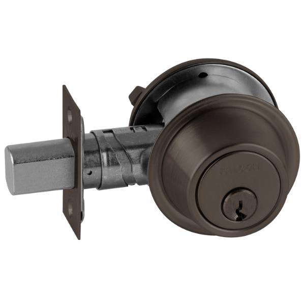 Arrow E Series Grade 2 Double Cylinder Deadbolt, A Keyway, Bright