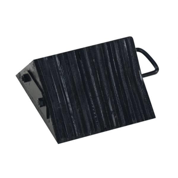 Vestil Laminated Rubber Wheel Chock, 10 Width, 5-1/2 Height Package Of 2