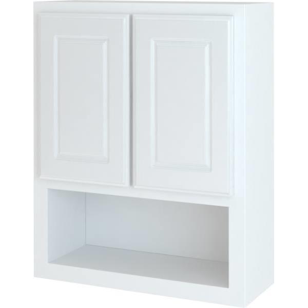 Seasons® Over The John Bath Vanity Cabinet With 2-Way Adjustable Hinge, 21W x 26H x 6D (White)