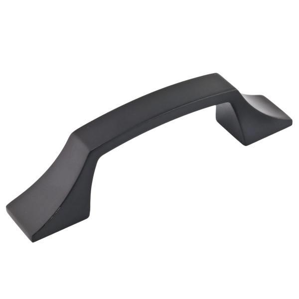 Richelieu Transitional Metal Pull, 3 25/32 In 96 Mm Matte Black