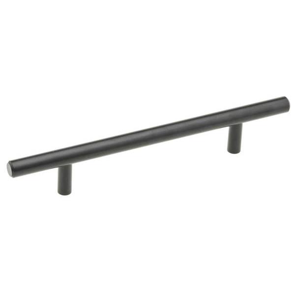 Richelieu Contemporary Steel Pull, 7 9/16 In 192 Mm Matte Black