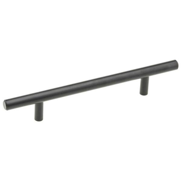 Richelieu Contemporary Steel Pull, 5 1/32 In 128 Mm Matte Black