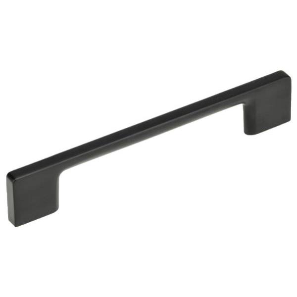 Richelieu Contemporary Metal Pull, 5 1/32 In 128 Mm Matte Black