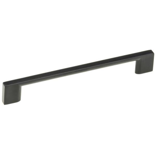 Richelieu Contemporary Metal Pull, 6 5/16 In 160 Mm Matte Black