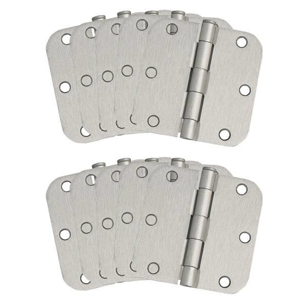 Design House Radius Satin Nickel Door Hinge Value Package Of 10
