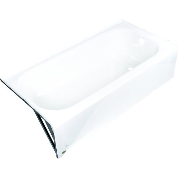Delta Classic 400 Bathtub 60" X 32" Wall Set Left Drain HD Supply