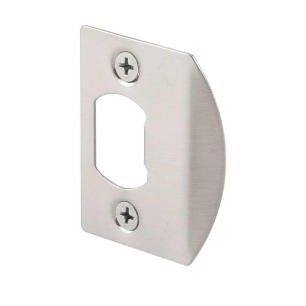 1-5/8 In. Standard Latch Strike (Satin Nickel Finish) (2-Pack)
