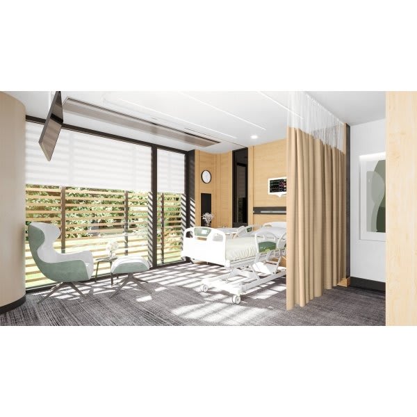 Threadwell Valhalla Pattern Privacy Curtain Cork 144w X 84h