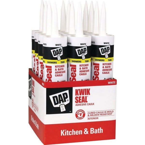 DAP 18519 10.1 Oz Biscuit Kwik Seal Plus Caulk (12Count) HD Supply