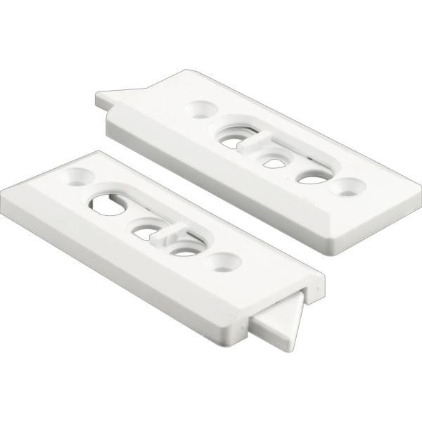 Tilt Latch Pair, Wt Plast Const, Spg-Loaded,hole Centers Package Of 2