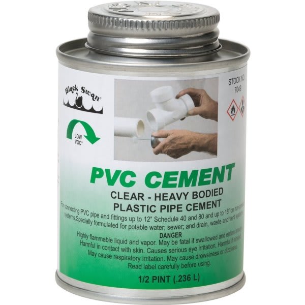 Black Swan® Pipe Cement Pvc MediumBody WetOrDry HD Supply