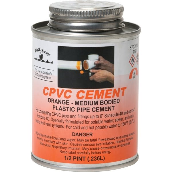 Black Swan® Pipe Cement PVC HeavyDuty HD Supply