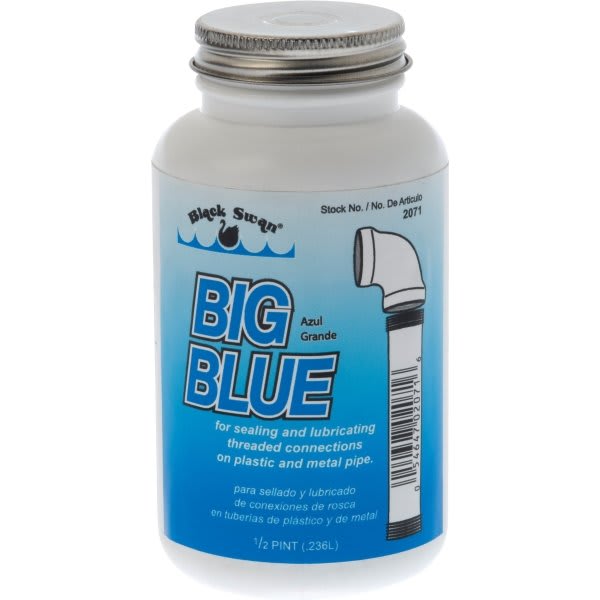 Black Swan® Pipe Joint Compound, 8 Oz, Nonhardening, Gray, Nontoxic