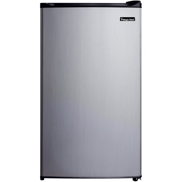 Magic Chef® 3.6 Cu Ft Black/Stainless Steel COMPACT Refrigerator W/ Freezer