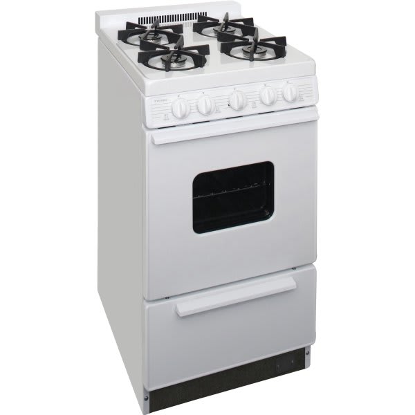Hotpoint® 20" Gas Range w/ Electronic Ignition, 2.3 Cu Ft in White HD