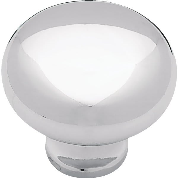 Liberty Hardware 1-1/4 Logan Knob, Chrome, Package Of 25