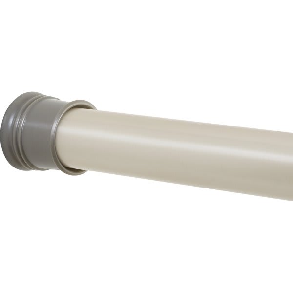 Seasons® 60" Satin Nickel Aluminum Curved Shower Rod HD Supply