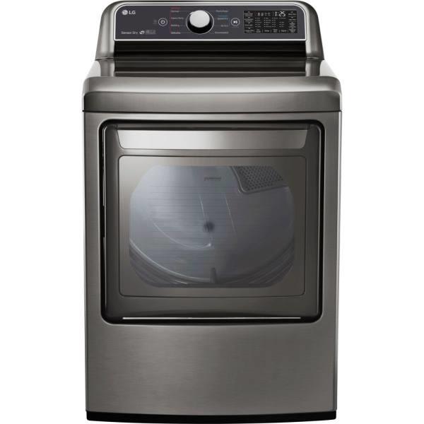 LG 7.4Cu. Ft. Front Load Electric Dryer in White HD Supply