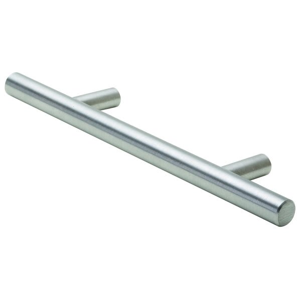Global Door Controls 3-3/4 Inch Bar Pull Stainless Steel, Package Of 5