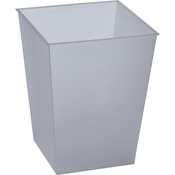 Focus Products Frosted Wastebasket Liner For Spa White Collection 12/Cs