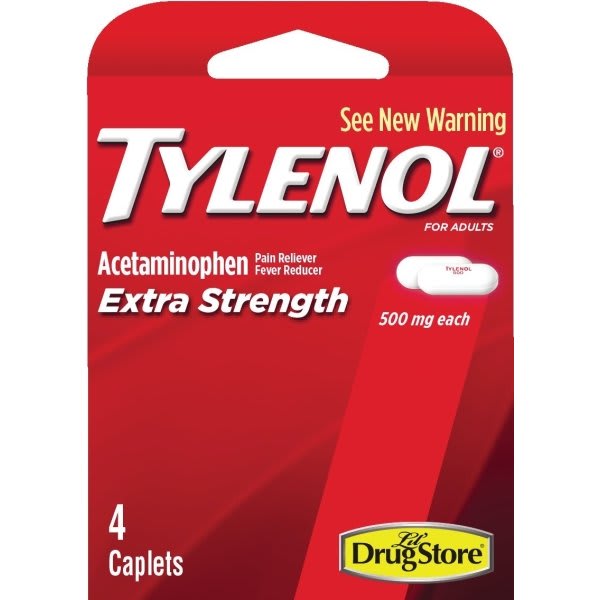 Lil Drugstore Tylenol 4 Count Retail Box Package Of 6