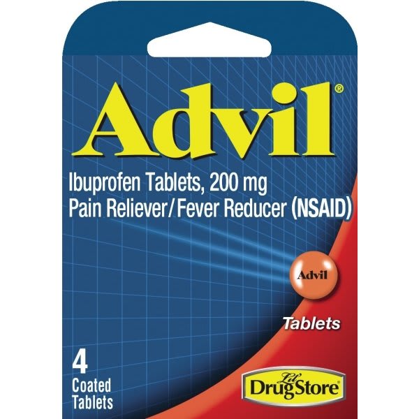 Lil' Drug Store Advil 4-Count Retail Box Package Of 6