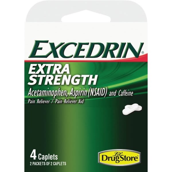 Lil' Drug Store Excedrin 4-Count Retail Box Package Of 6