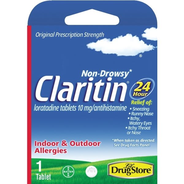 Lil Drugstore Claritin 1 Count Retail Box Package Of 6