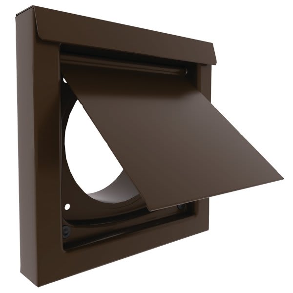 Inovate 4" Flush-Mount Wall Vent, Metal - Brown