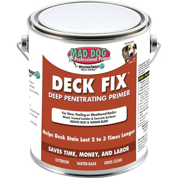 Mad Dog Paint Products Mddf100 1 Gallon Deck Fix Deep Penetrating Primer