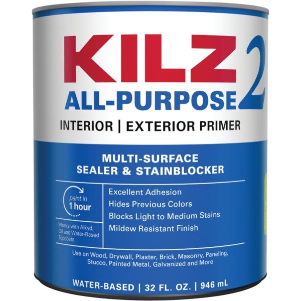 Masterchem Industries 20002 Qt Kilz Latex Int/Ext Primer, Package Of 6