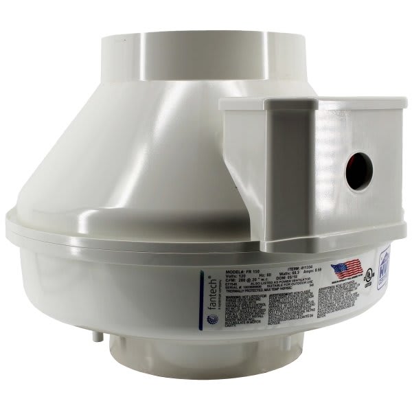 Fantech 115V Roof/Wall Mount Direct Drive Upblast Centrifugal Exhaust