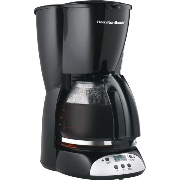 Hamilton Beach 12 Cup Programmable Coffee Maker Black Case Of 2