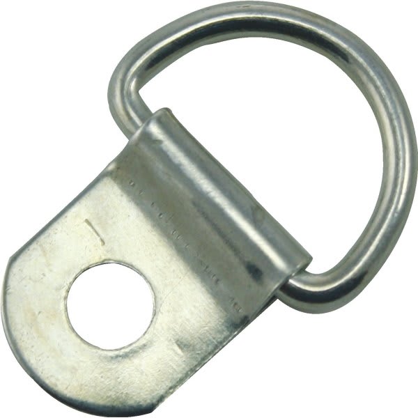Frameware Single Hole Wide D-Ring Picture And Mirror Hanger Package Of 100