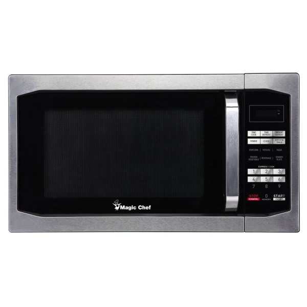 Magic Chef® 1.6 Cu Ft Countertop Microwave, 1100w, Stainless Steel