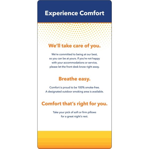 Comfort® Guest Experience Comment Card, Case Of 50