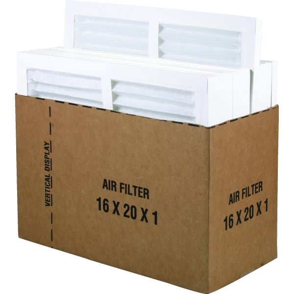 16x25x2 Pleated Air Filter Merv 8 Box Of 12 HD Supply