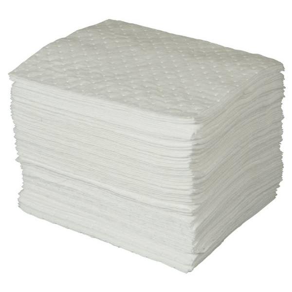 Brady® Spc® Oil Only Absorbent Pads Absorbency Capacity 30 Gallon Package Of 100