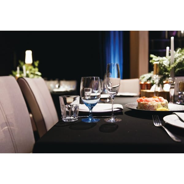 Tablecloth, Spun Polyester, 85x85, Black Case Of 12