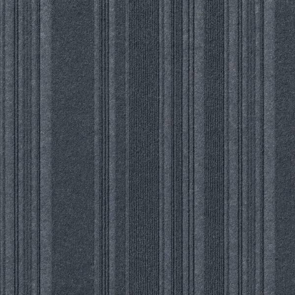 Foss Floors Premium Self-Stick Couture Denim Carpet Tiles, Case Of 15