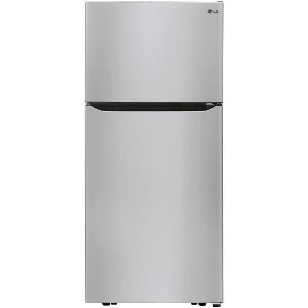 Lg 20-Cu. Ft. Top-Freezer Refrigerator In Stainless Steel