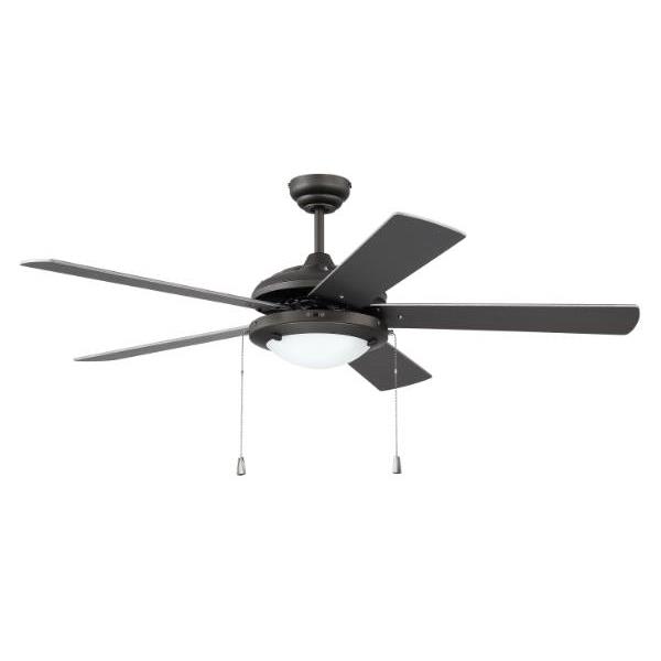 Craftmade™ Nikia 52 In. 5-Blade Incandescent Ceiling Fan W/ Light (Brown)