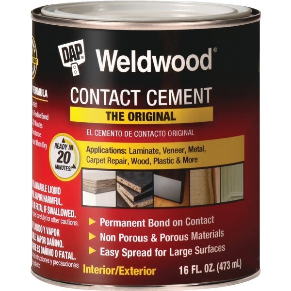 DAP Weldwood 1 Gal Nonflammable Contact Cement Package of 4 HD Supply