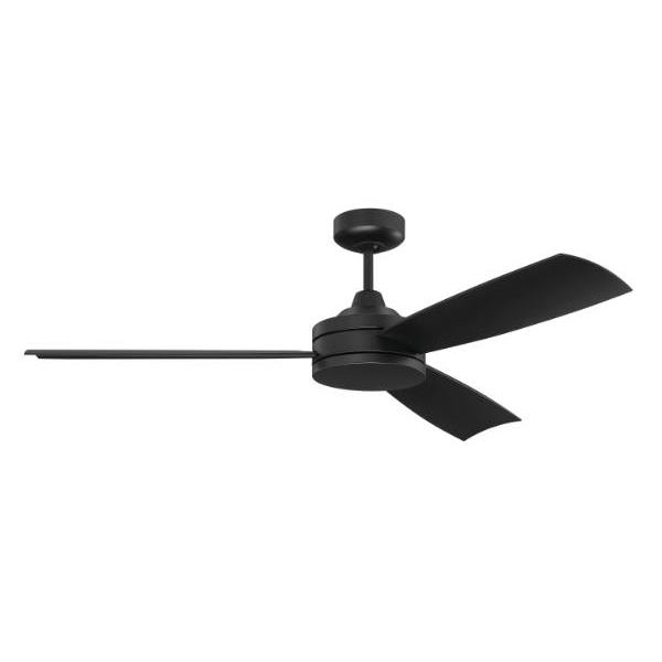 Craftmade™ Neighborhood Inspo 54 In Indoor Ceiling Fan W/ Hard Wired Wall Control (Flat Black)