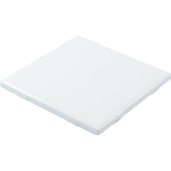 Daltile® Countertop Ceramic Tile, 4-1/4 X 4-1/4", White Semi-Gloss Box Of 100